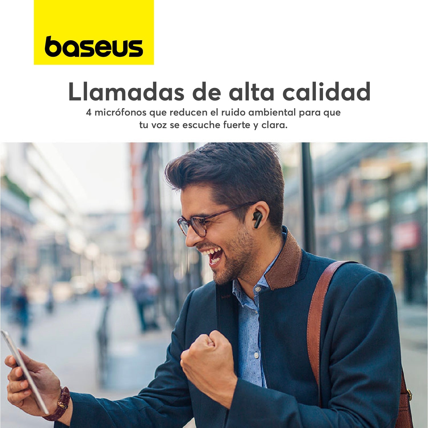 Audífonos Inalámbricos Baseus Bowie MZ10 - Cancelación de Ruido - Negro - Bestmart