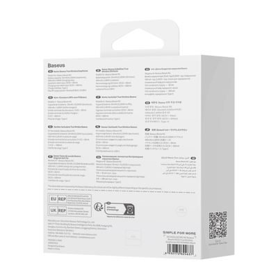 Audífonos Inalámbricos Baseus Bowie MZ10 - Cancelación de Ruido - Negro - Bestmart