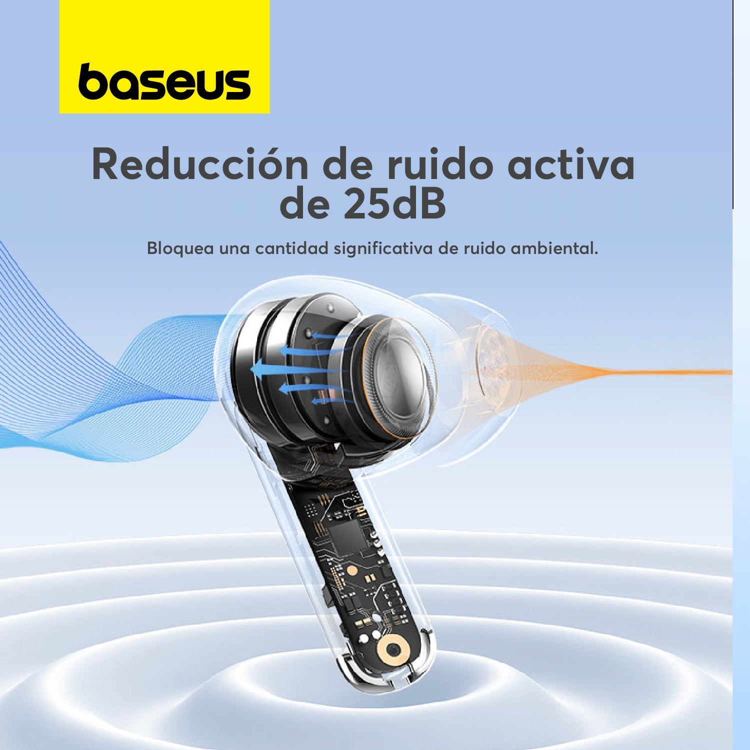 Audífonos Inalámbricos Baseus Bowie MZ10 - Cancelación de Ruido - Negro - Bestmart