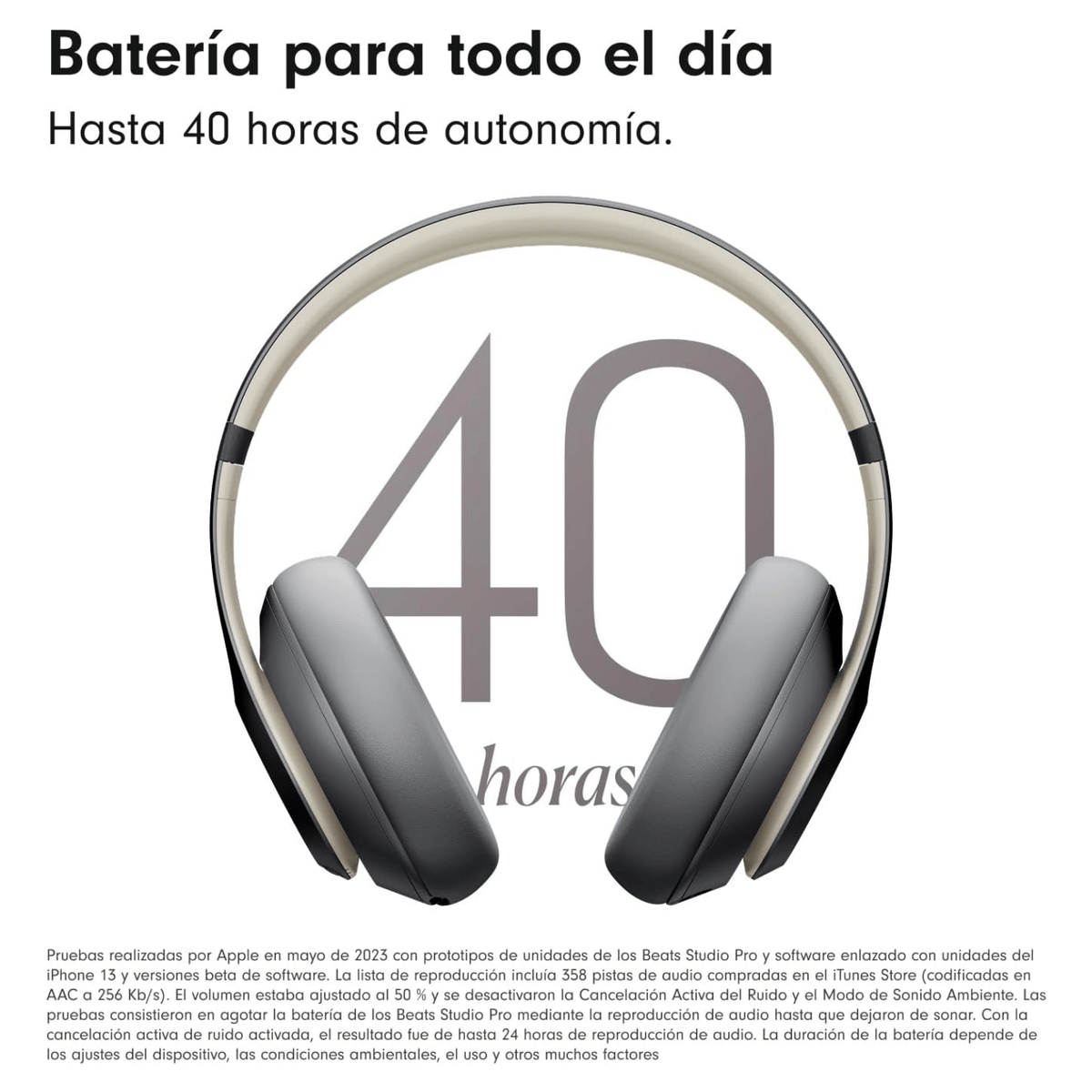 Audífonos inalámbricos Beats by Dr. Dre Studio Pro Sand Gray - Bestmart