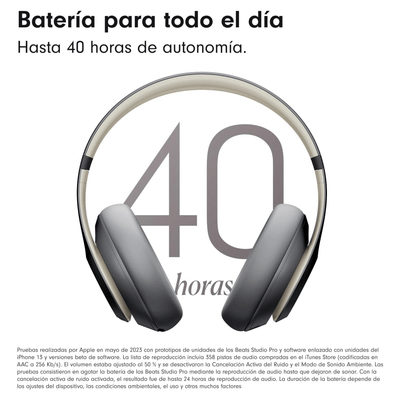 Audífonos inalámbricos Beats by Dr. Dre Studio Pro Sand Gray - Bestmart