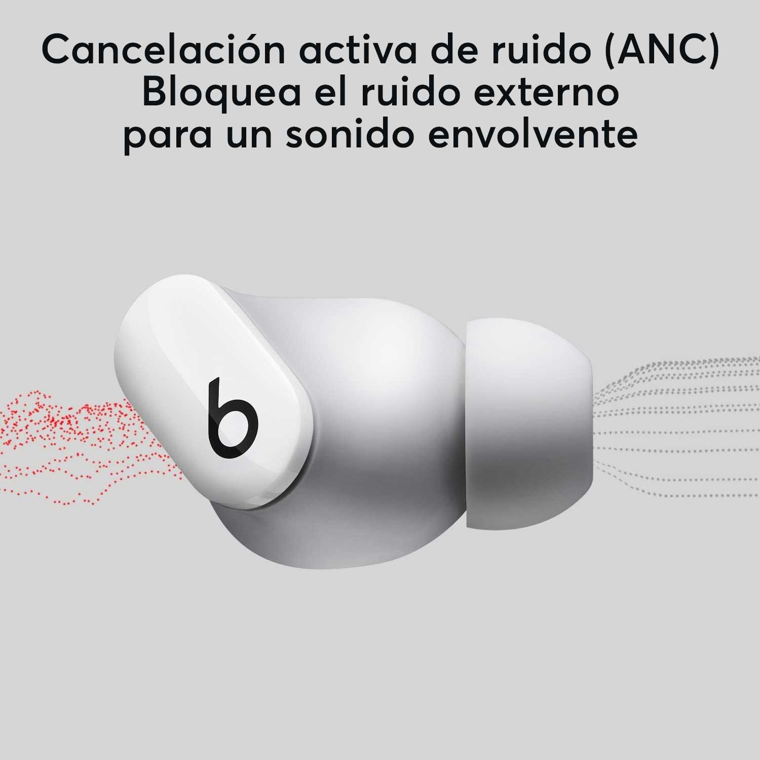 Audifonos Inalámbricos Beats Studio Buds — Blanco | ANC + Modo Transparencia - Bestmart