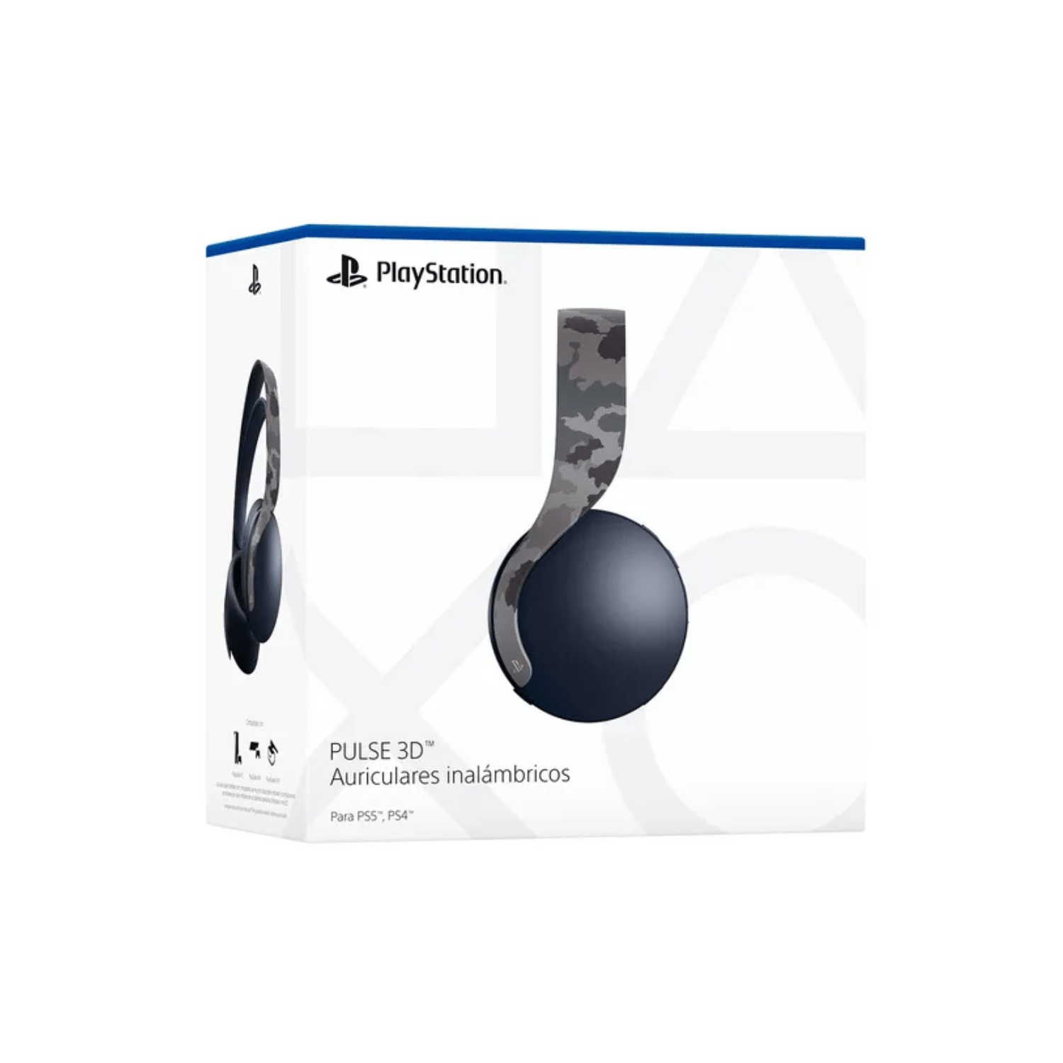 Audífonos Inalámbricos Pulse 3D para PS5 y PS4 - Gris Camu - Bestmart