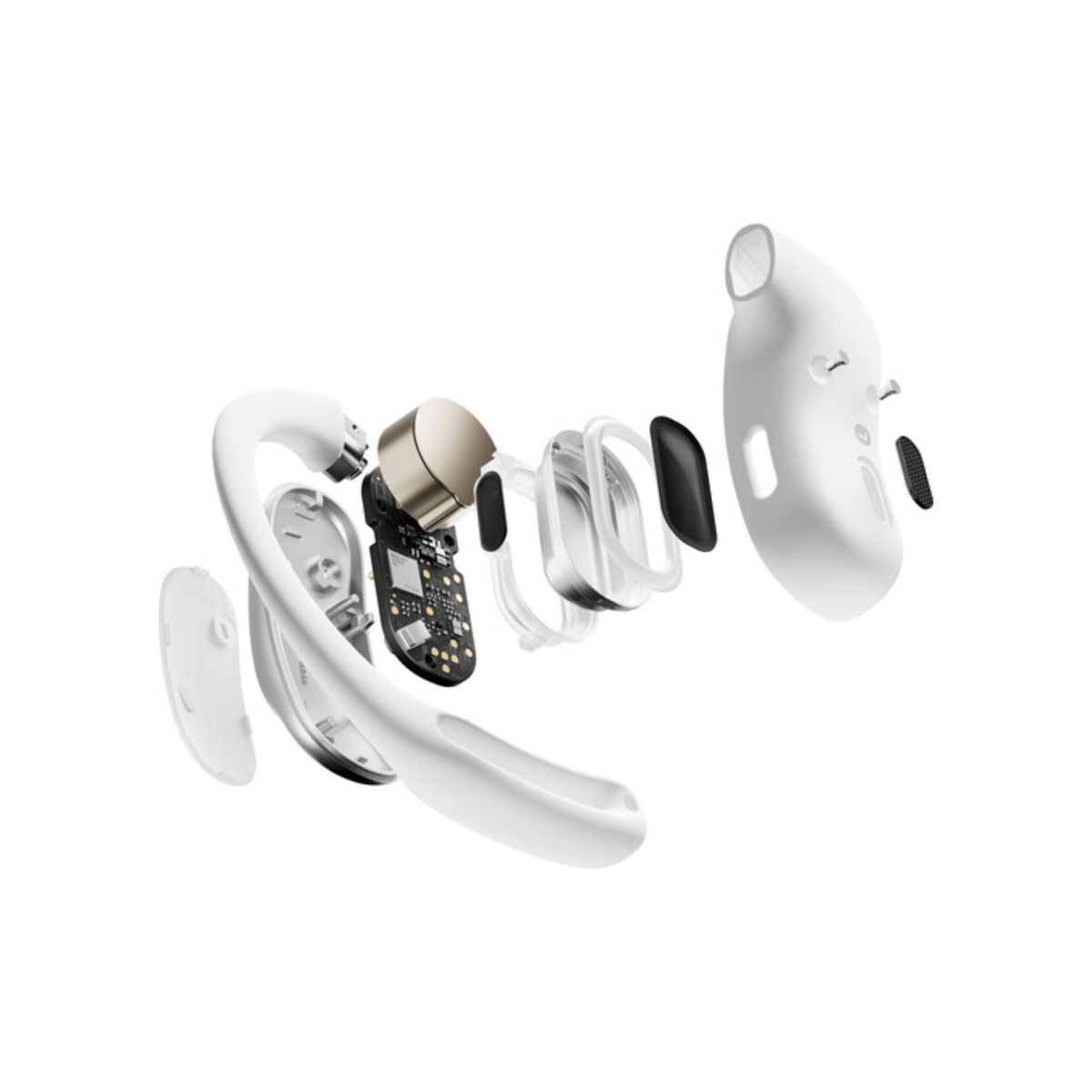 Audífonos Inalámbricos Shokz OpenFit Air con Conducción ósea - Blanco - Bestmart