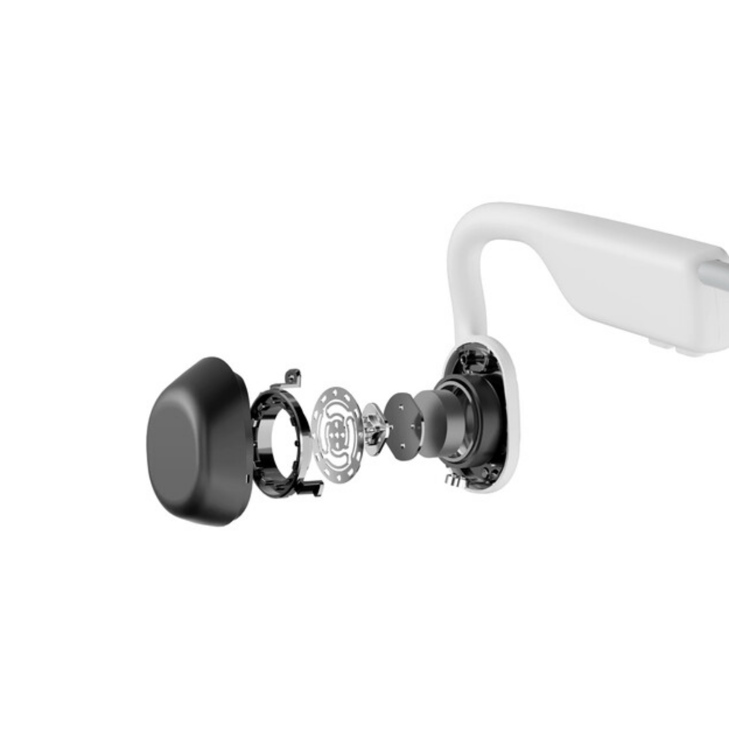 Audífonos inalámbricos Shokz OpenMove Alpine Bluetooth - Blanco - Bestmart