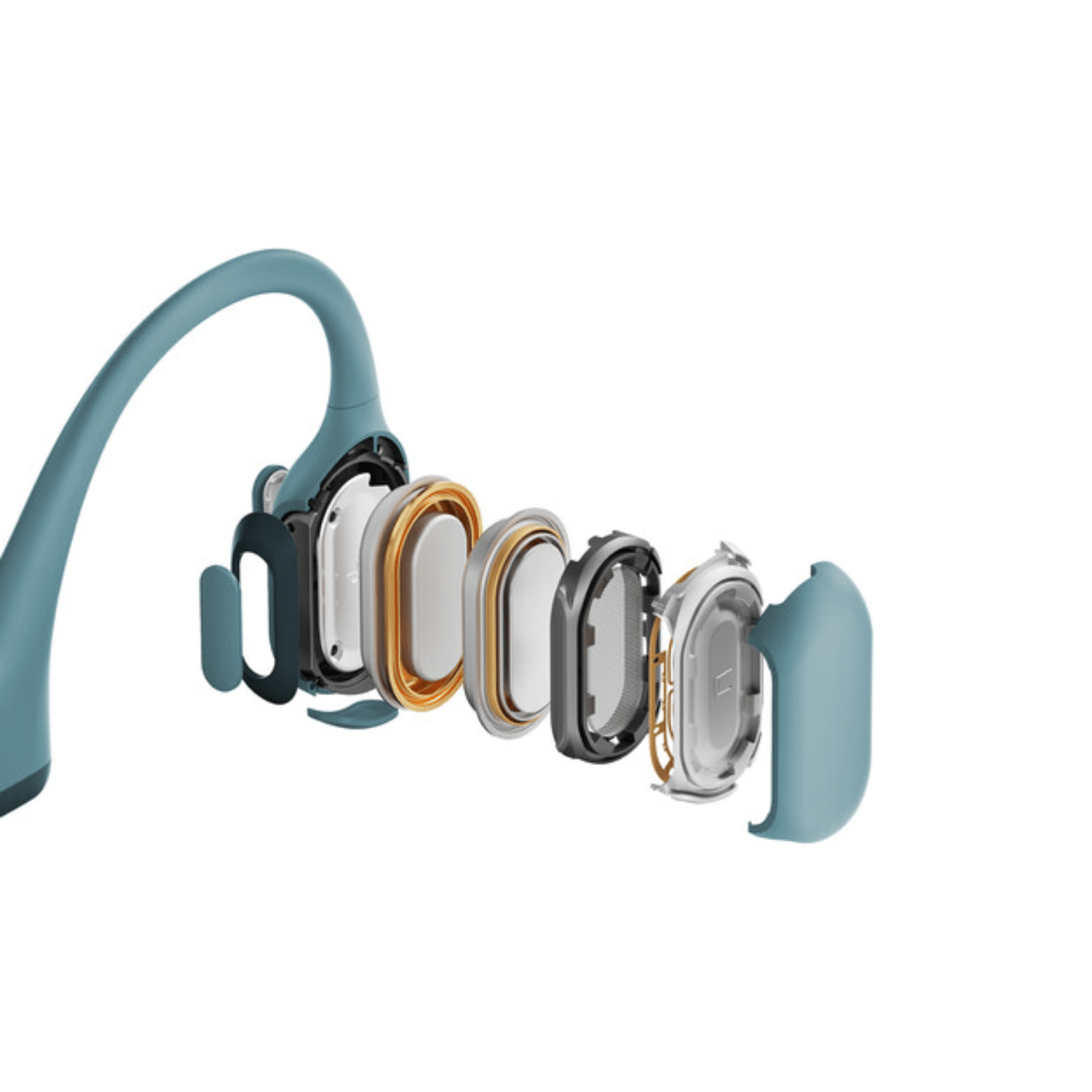 Audífonos inalámbricos Shokz OpenRun Pro con Conducción ósea - Azul - Bestmart