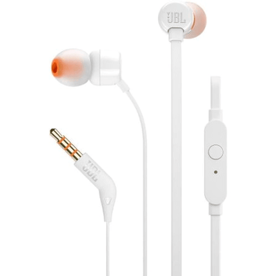 Audífonos JBL Tune 110 con cable Blanco (Open Box) - Bestmart