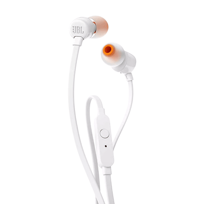Audífonos JBL Tune 110 con cable Blanco (Open Box) - Bestmart