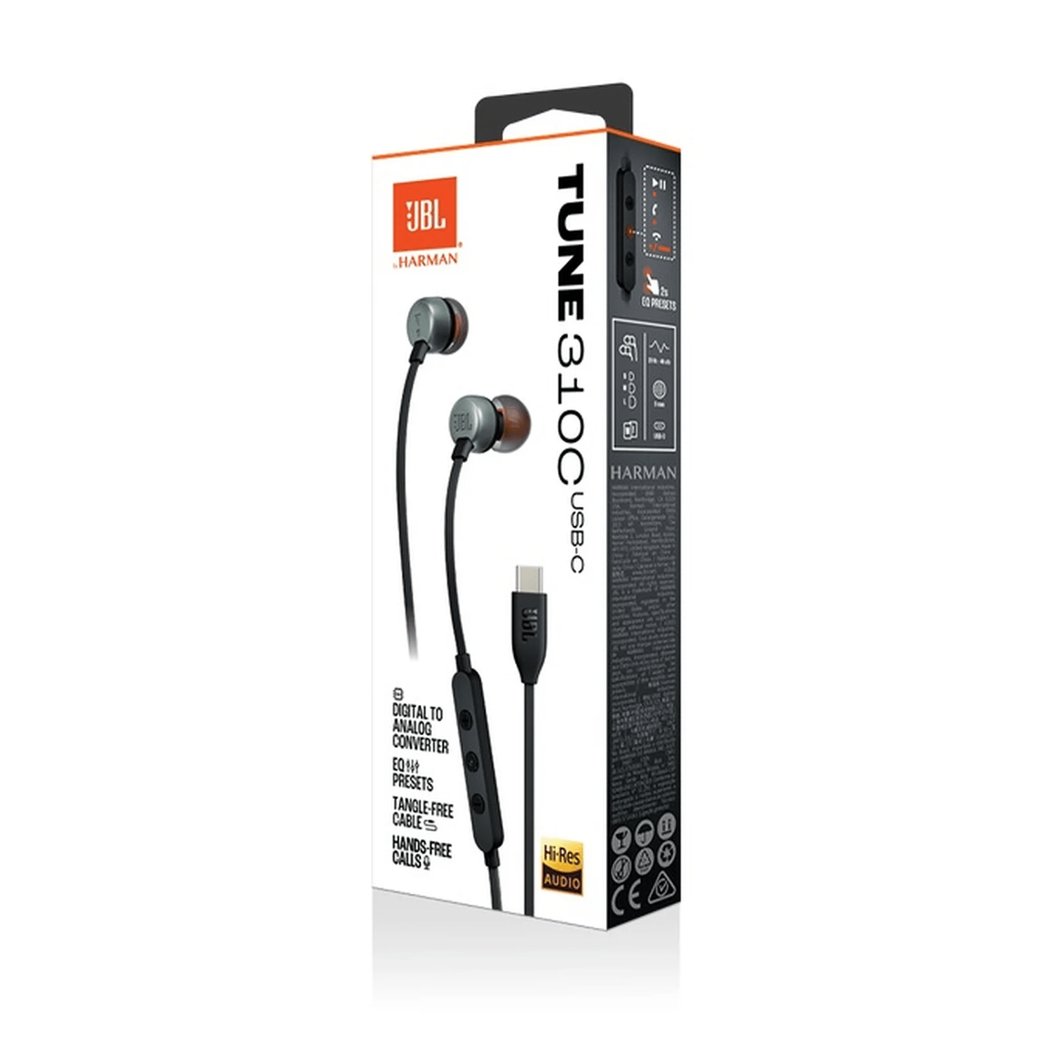 Audífonos JBL TUNE 310C - Negro - Bestmart