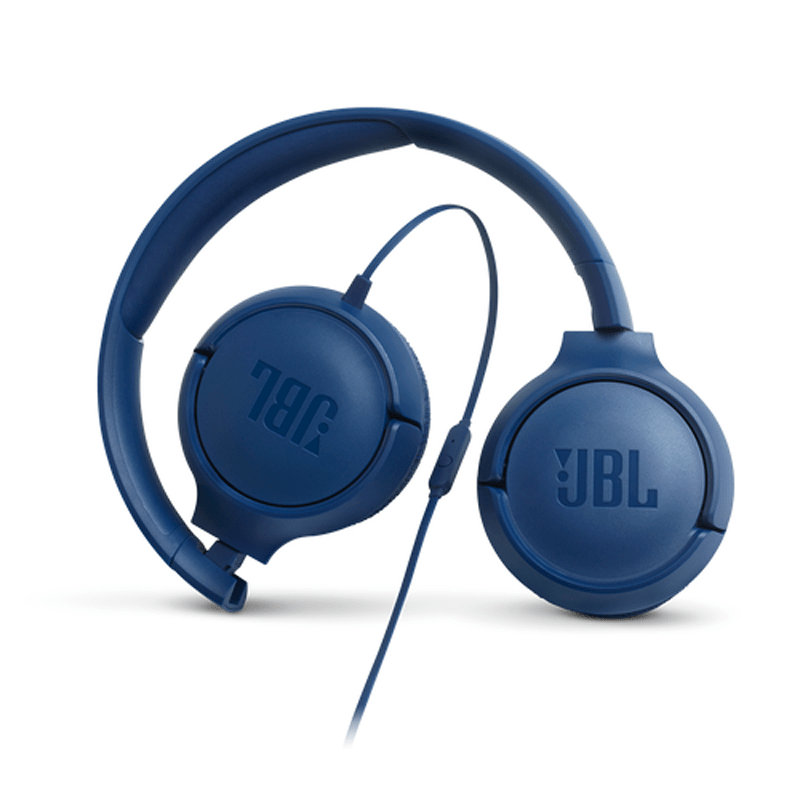 Audífonos JBL Tune 500 - Con Cable - Azul - Bestmart