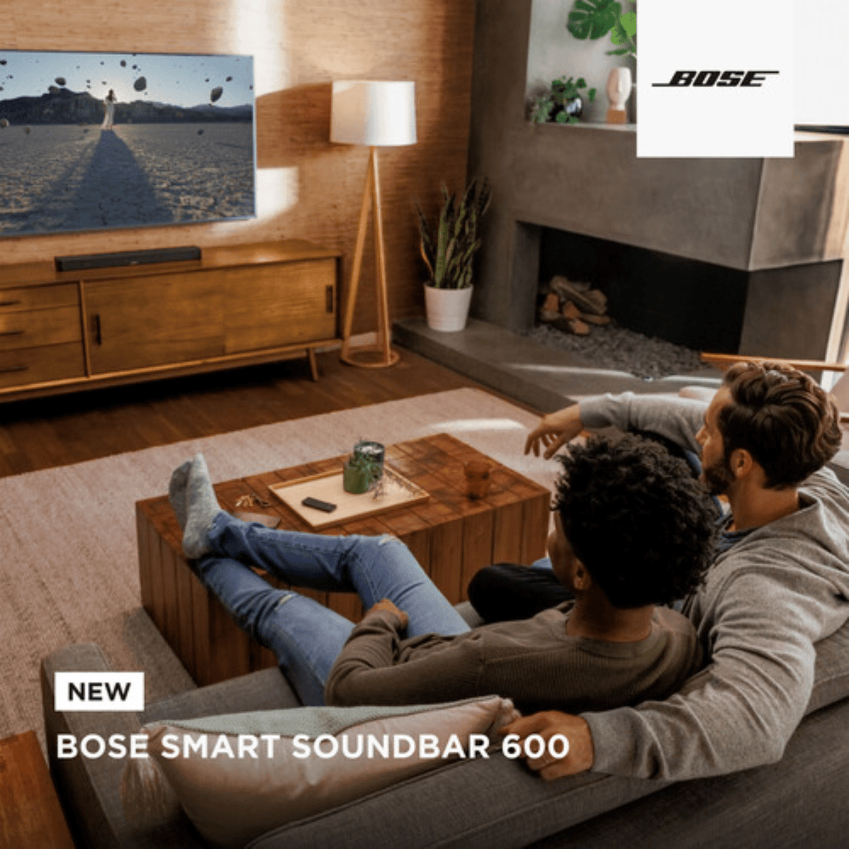 Barra de Sonido Bose Smart Soundbar 600 - Negro - Bestmart