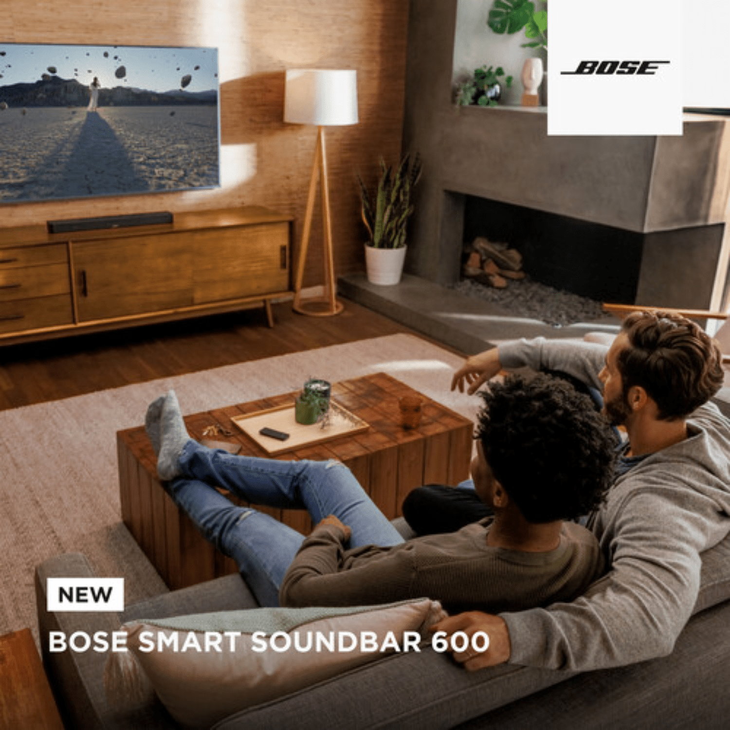 Barra de Sonido Bose Smart Soundbar 600 - Negro - Bestmart