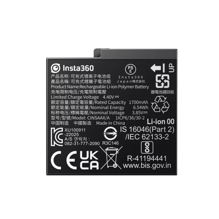 Batería de 1700mAh para Insta360 Ace y Ace Pro - Bestmart