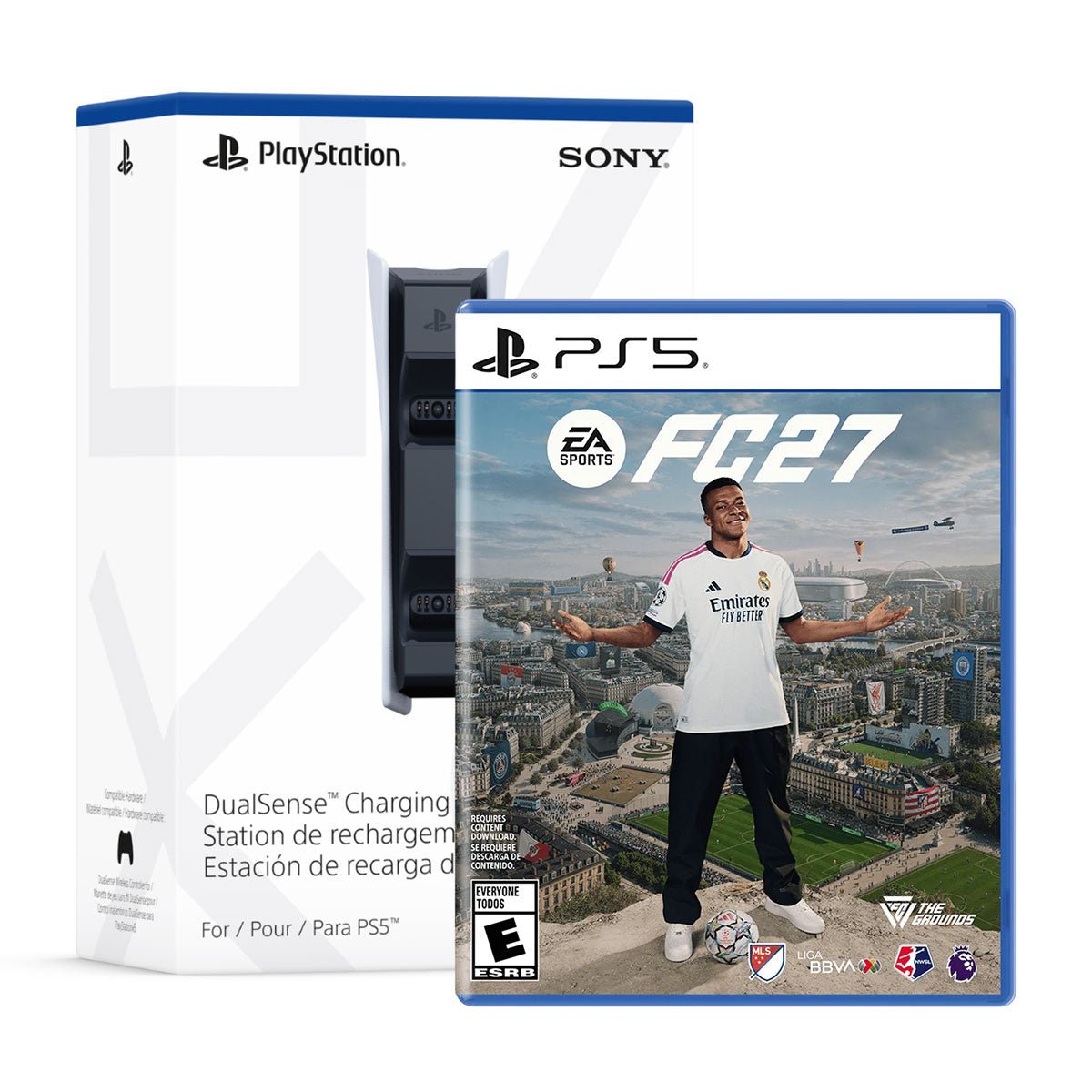 Bundle Juego EA Sports FC 27 PS5 + Estación de Carga Sony DualSense Blanco - Bestmart