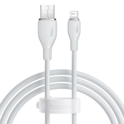 Cable de Carga Baseus USB a Lightning iPhone de 1,2 Metros - Blanco - Bestmart