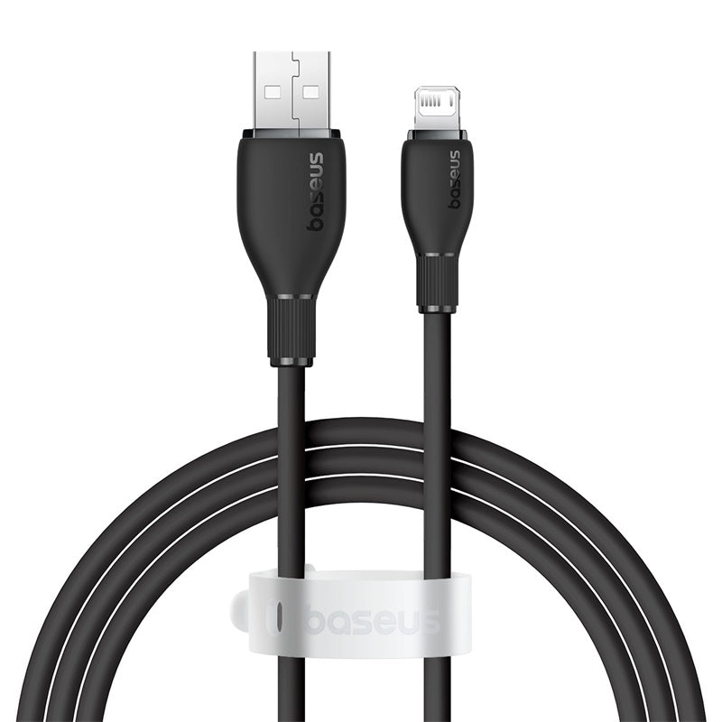 Cable de Carga Baseus USB a Lightning iPhone de 1,2 Metros - Negro - Bestmart