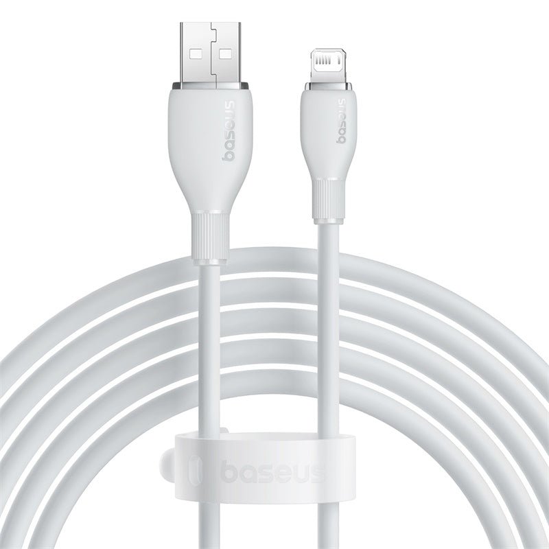 Cable de Carga Baseus USB a Lightning iPhone de 2 Metros - Blanco - Bestmart