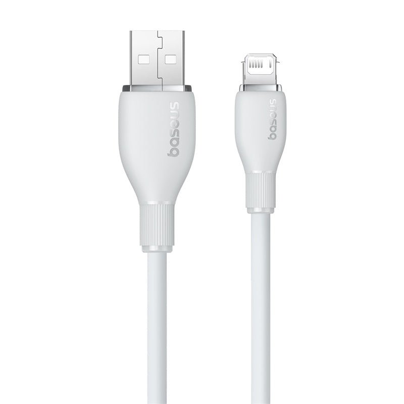 Cable de Carga Baseus USB a Lightning iPhone de 2 Metros - Blanco - Bestmart