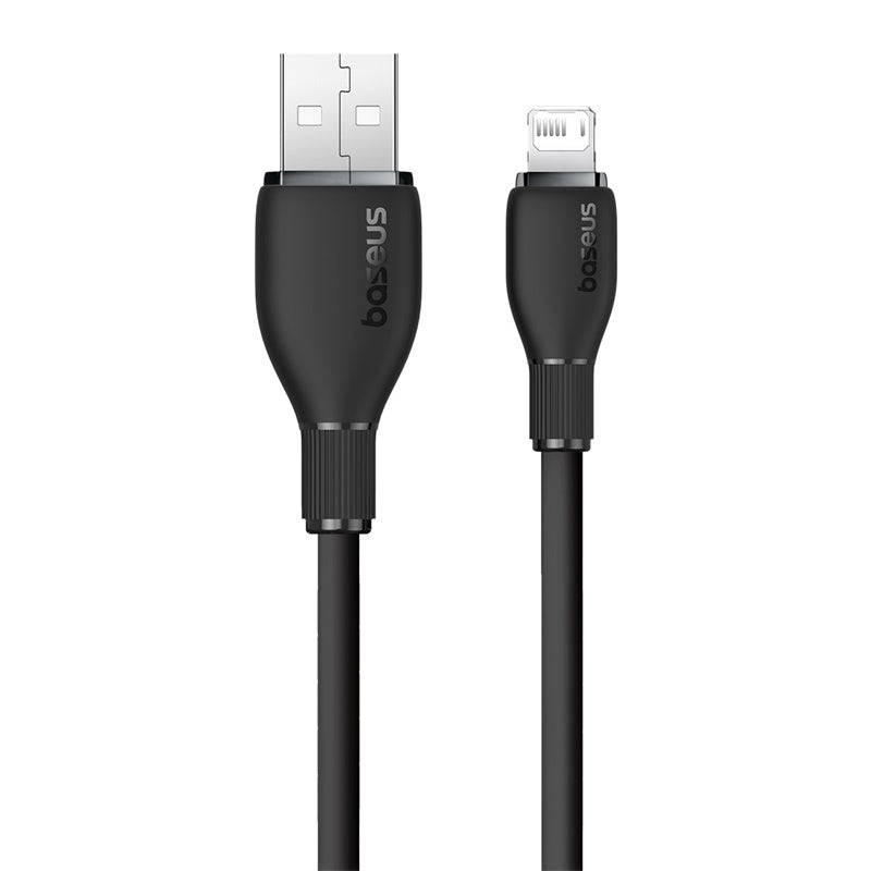 Cable de Carga Baseus USB a Lightning iPhone de 2 Metros - Negro - Bestmart