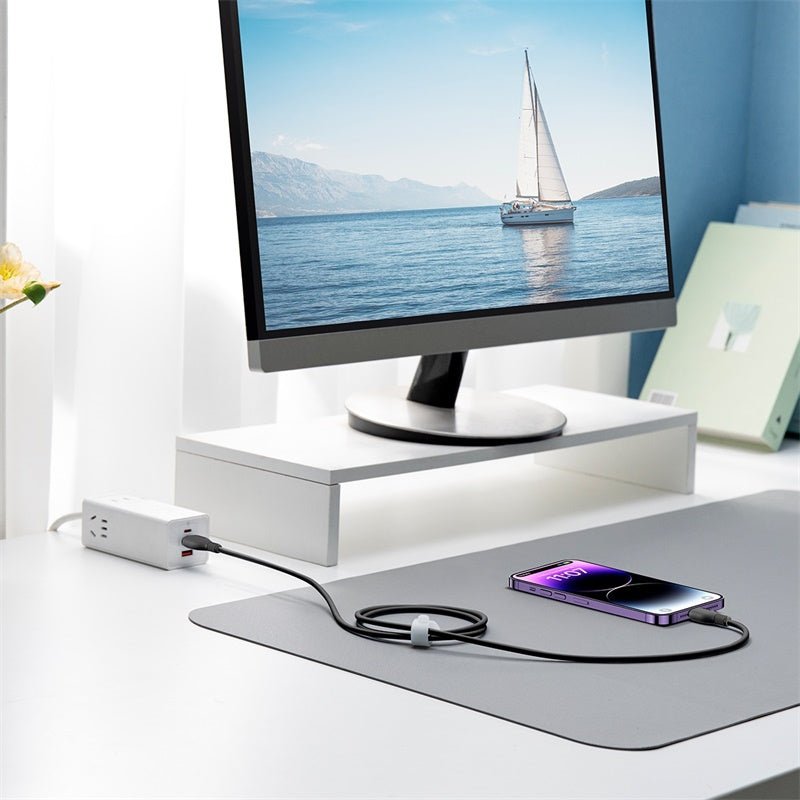 Cable de Carga Baseus USB a Lightning iPhone de 2 Metros - Negro - Bestmart