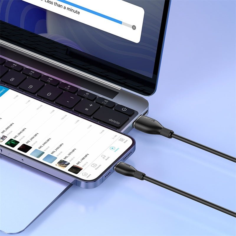 Cable de Carga Baseus USB a Lightning iPhone de 2 Metros - Negro - Bestmart