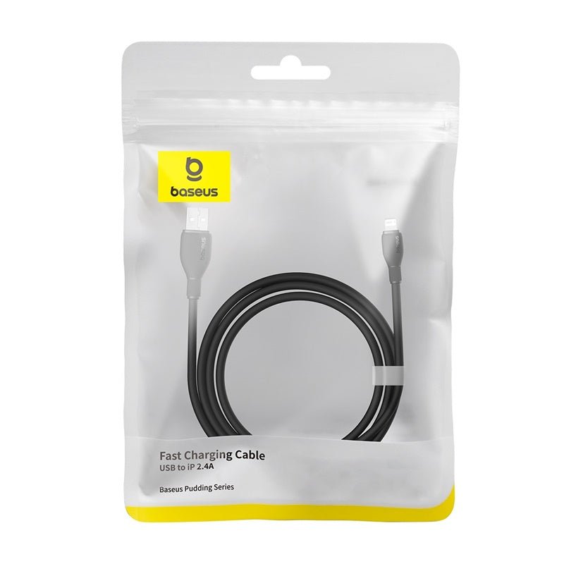 Cable de Carga Baseus USB a Lightning iPhone de 2 Metros - Negro - Bestmart