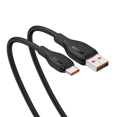 Cable de Carga Baseus USB a USB - C de 2 Metros - 100W - Series Pudding - Negro - Bestmart