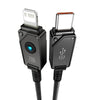 Cable de Carga Rápida Baseus Tipo C a Lightning - 1 metro - 20W - Negro - Bestmart
