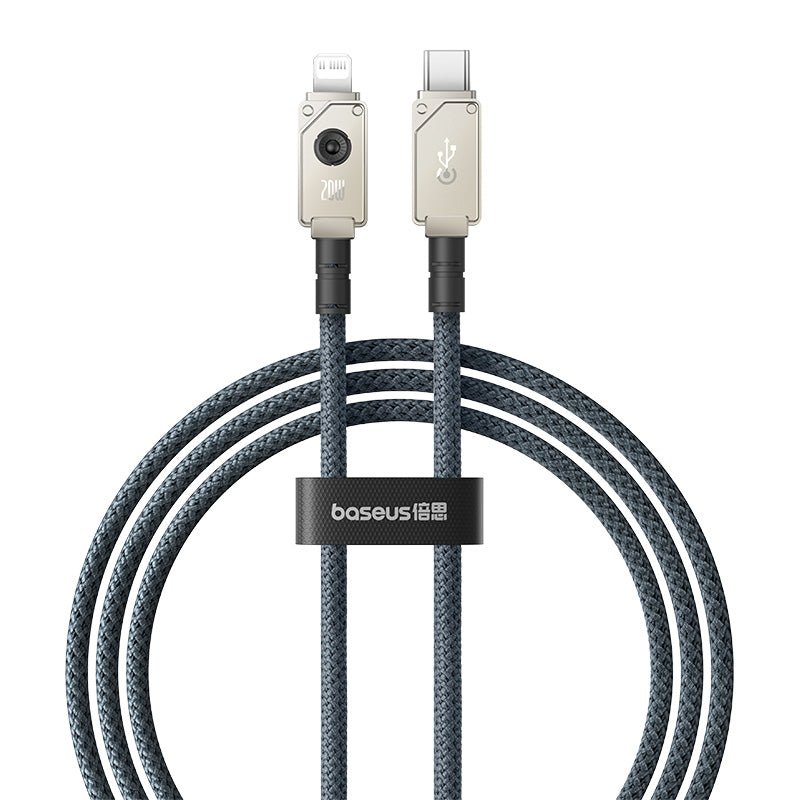 Cable de carga rápida Baseus Tipo C a Lightning de 1 metro - 20W - Blanco - Bestmart