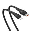 Cable de Carga Rápida Baseus Tipo C a Lightning de 1,2 Metros - 20W - Series Pudding - Negro - Bestmart