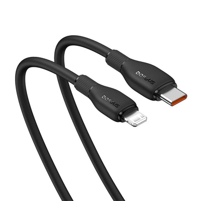 Cable de Carga Rápida Baseus Tipo C a Lightning de 1,2 Metros - 20W - Series Pudding - Negro - Bestmart