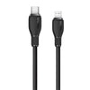 Cable de Carga Rápida Baseus Tipo C a Lightning de 1,2 Metros - 20W - Series Pudding - Negro - Bestmart