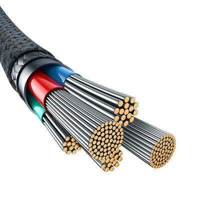 Cable de Carga Rápida Baseus Tipo C a Lightning de 2 metros - 20W - Blanco - Bestmart