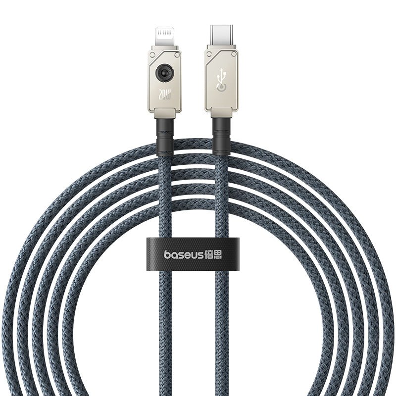 Cable de Carga Rápida Baseus Tipo C a Lightning de 2 metros - 20W - Blanco - Bestmart