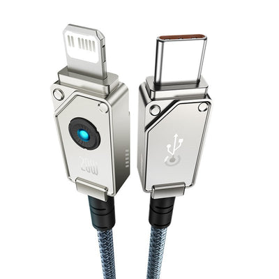 Cable de Carga Rápida Baseus Tipo C a Lightning de 2 metros - 20W - Blanco - Bestmart