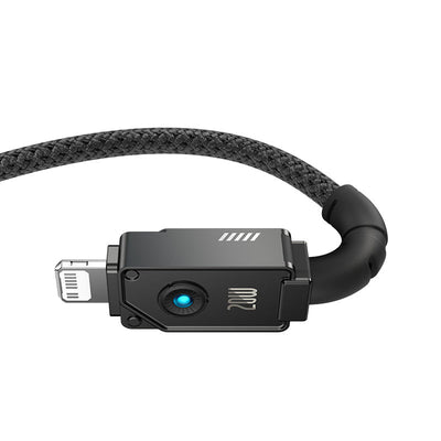 Cable de Carga Rápida Baseus Tipo C a Lightning de 2 metros - 20W - Negro - Bestmart