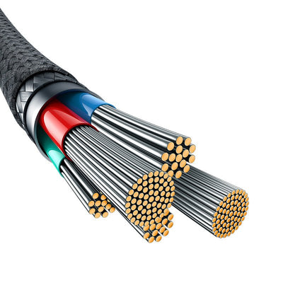 Cable de Carga Rápida Baseus Tipo C a Lightning de 2 metros - 20W - Negro - Bestmart