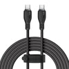 Cable de Carga Rápida Baseus Tipo - C a Tipo - C de 2 Metros - 100W - Series Pudding - Negro - Bestmart
