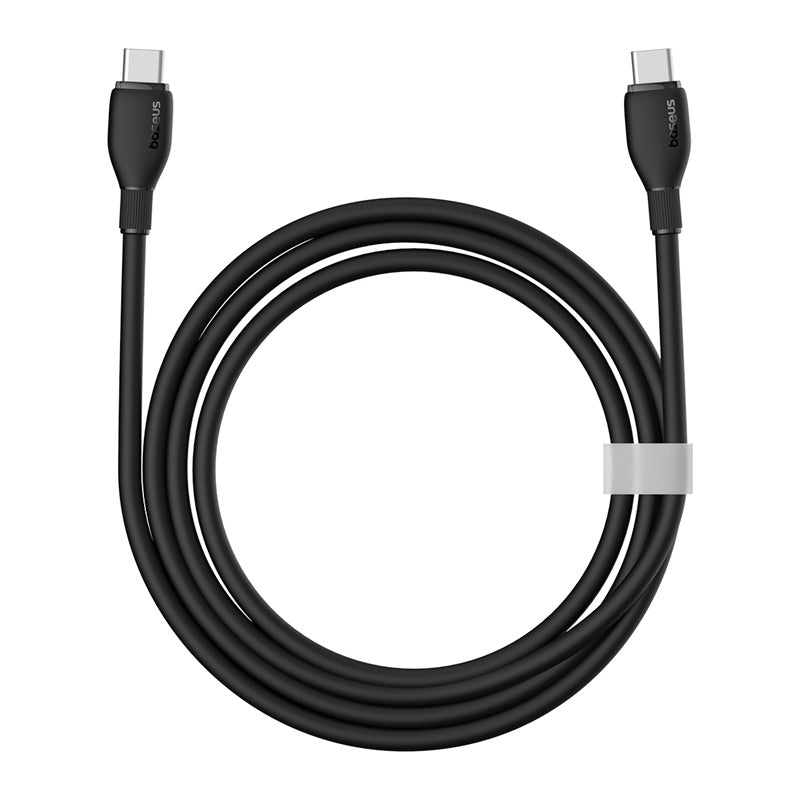 Cable de Carga Rápida Baseus Tipo - C a Tipo - C de 2 Metros - 100W - Series Pudding - Negro - Bestmart