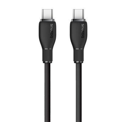 Cable de Carga Rápida Baseus Tipo - C a Tipo - C de 2 Metros - 100W - Series Pudding - Negro - Bestmart