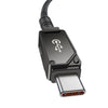 Cable de carga rápida Baseus Unbreakable Tipo C a Tipo C de 2 metros - 100W - Negro - Bestmart