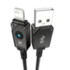 Cable de carga rápida Baseus Unbreakable USB a Lightning de 1 metro - 2.4A - Negro - Bestmart