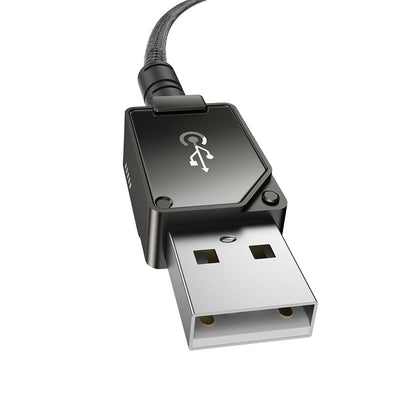 Cable de carga rápida Baseus Unbreakable USB a Lightning de 1 metro - 2.4A - Negro - Bestmart