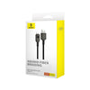 Cable de carga rápida Baseus Unbreakable USB a Lightning de 1 metro - 2.4A - Negro - Bestmart