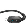 Cable de carga rápida Baseus Unbreakable USB a Lightning de 2 metros - 2.4A - Negro - Bestmart