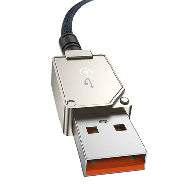 Cable de carga rápida Baseus Unbreakable USB a Tipo C de 1 metro - 100W - Blanco - Bestmart