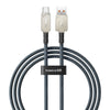 Cable de carga rápida Baseus Unbreakable USB a Tipo C de 1 metro - 100W - Blanco - Bestmart