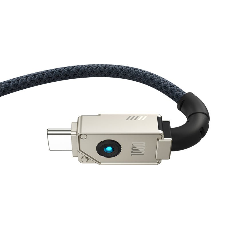 Cable de carga rápida Baseus Unbreakable USB a Tipo C de 2 metros - 100W - Blanco - Bestmart