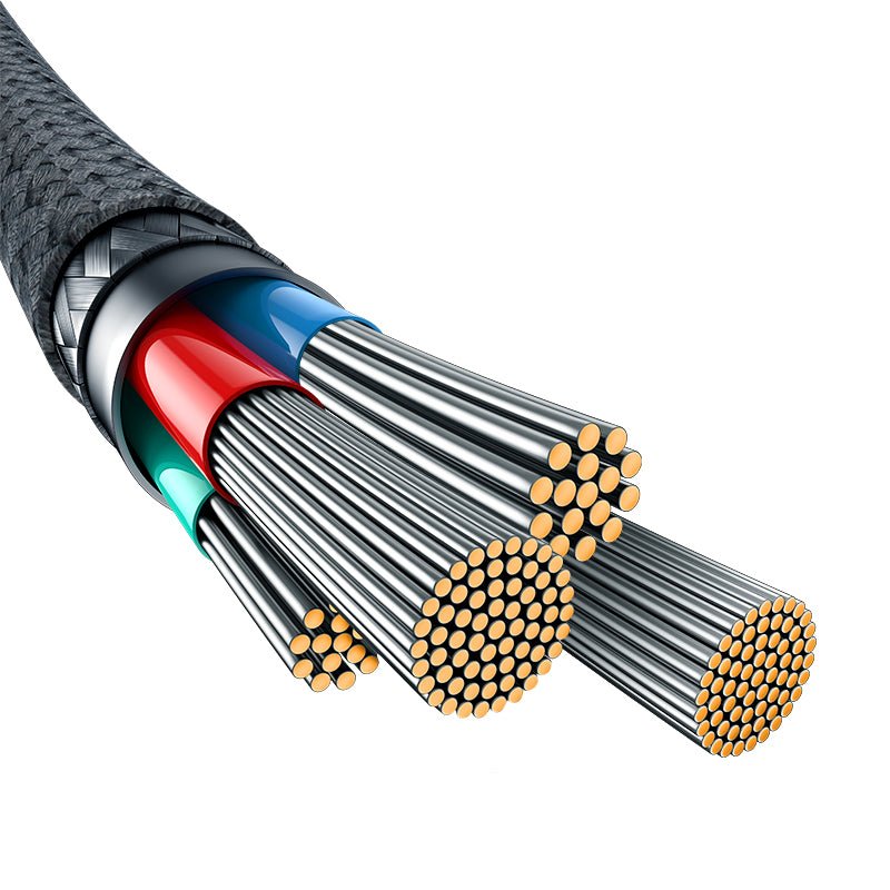 Cable de carga rápida Baseus Unbreakable USB a Tipo C de 2 metros - 100W - Blanco - Bestmart