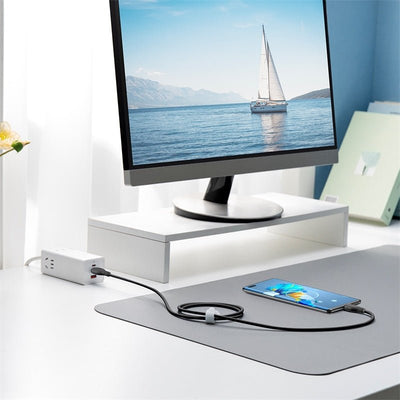 Cable de Carga Rápida Baseus USB - C a USB - C de 1,2 Metros - 100W - Series Pudding - Negro - Bestmart